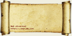 Tadija Stojaković vizit kartica